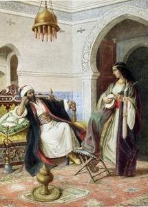 unknow artist Arab or Arabic people and life. Orientalism oil paintings 127 Germany oil painting art